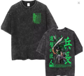 Levi Vanguard - Anime Washed Cotton Oversized Tee