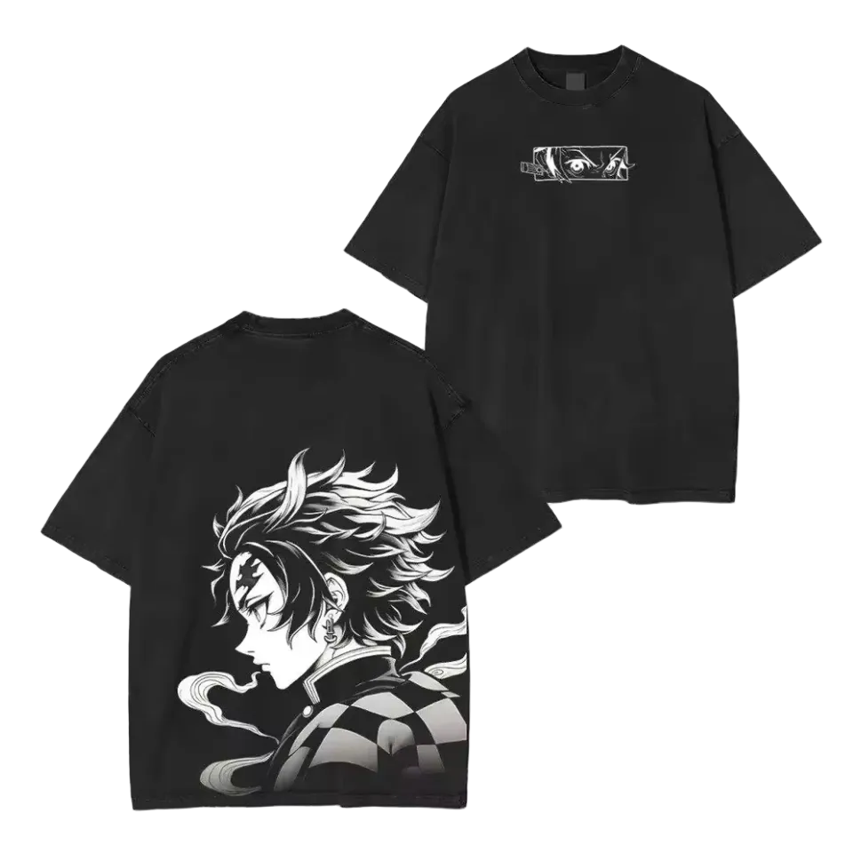 Shadow Check Swordsman Tee