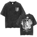 Titan Rebellion - Anime Washed Cotton Oversized Tee