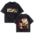 Doma Blood Moon - Anime Washed Cotton Oversized Tee