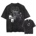 Limitless Awakening  - Anime Washed Cotton Oversized Tee