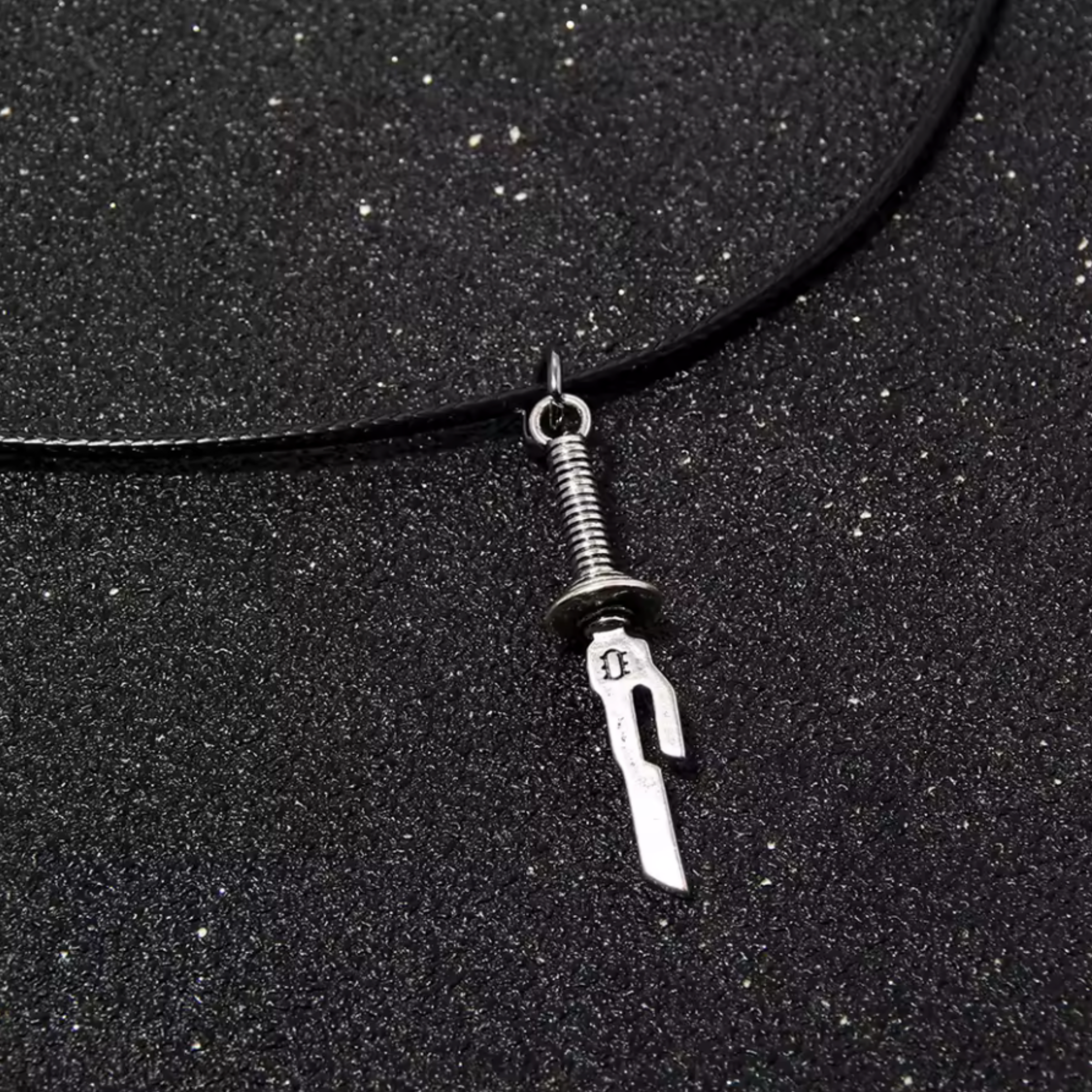 Cursed Blade Inspired Necklace – Stainless Steel Pendant