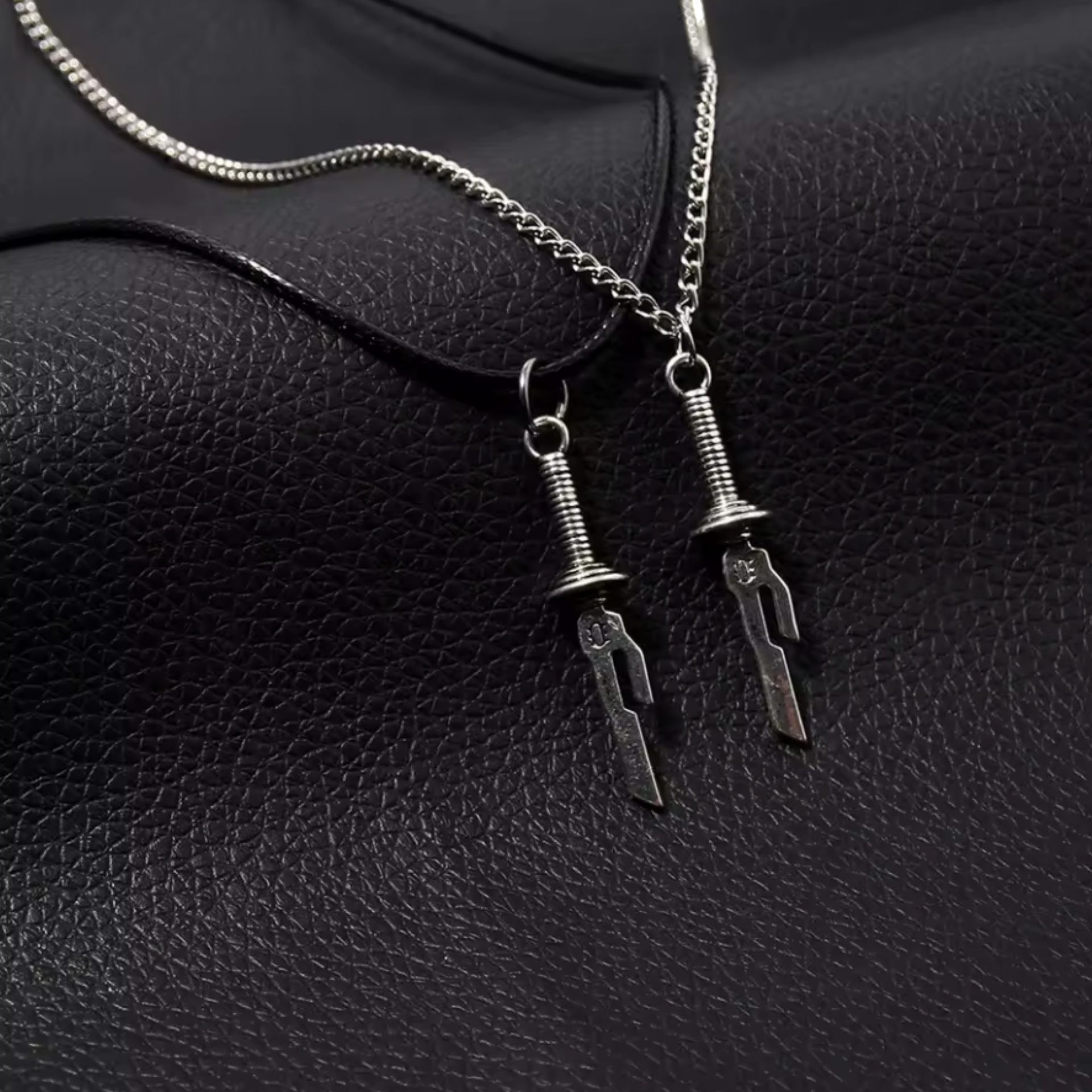 Cursed Blade Inspired Necklace – Stainless Steel Pendant