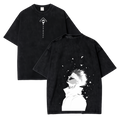 Void Ascension - Anime Washed Cotton Oversized Tee