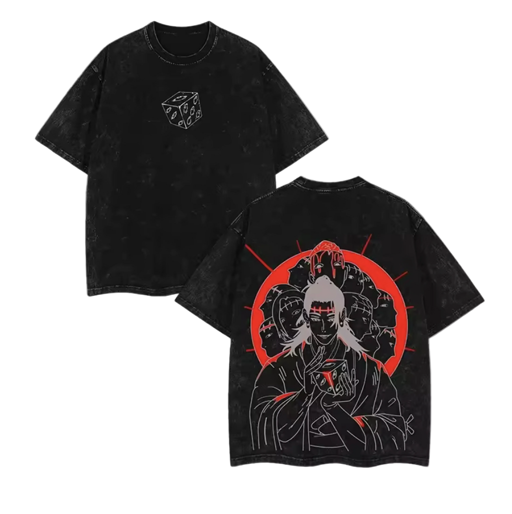 Crimson Fate Oversized Graphic Tee