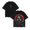 Crimson Fate Oversized Graphic Tee