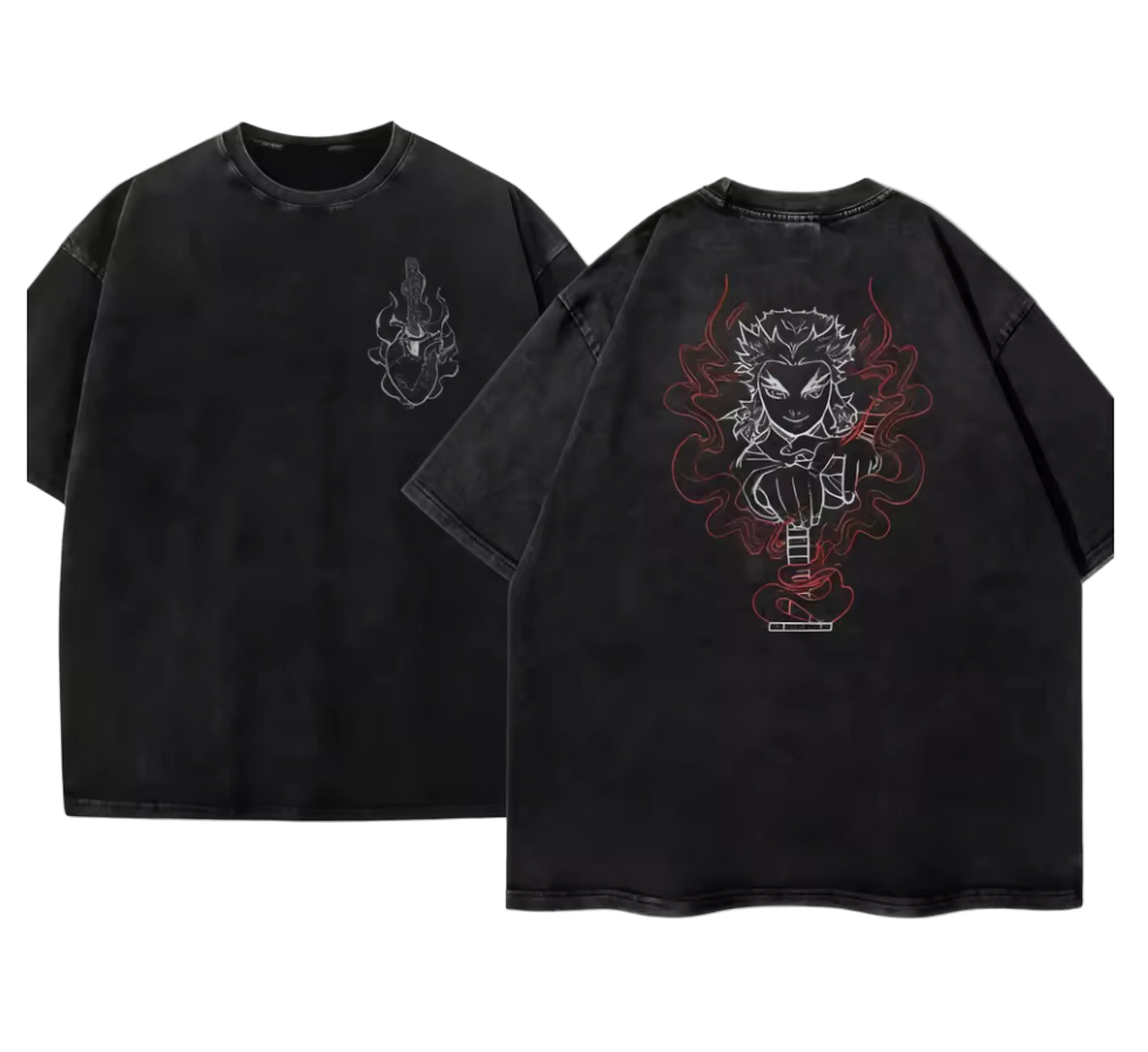 Inferno Blade Oversized Graphic Tee